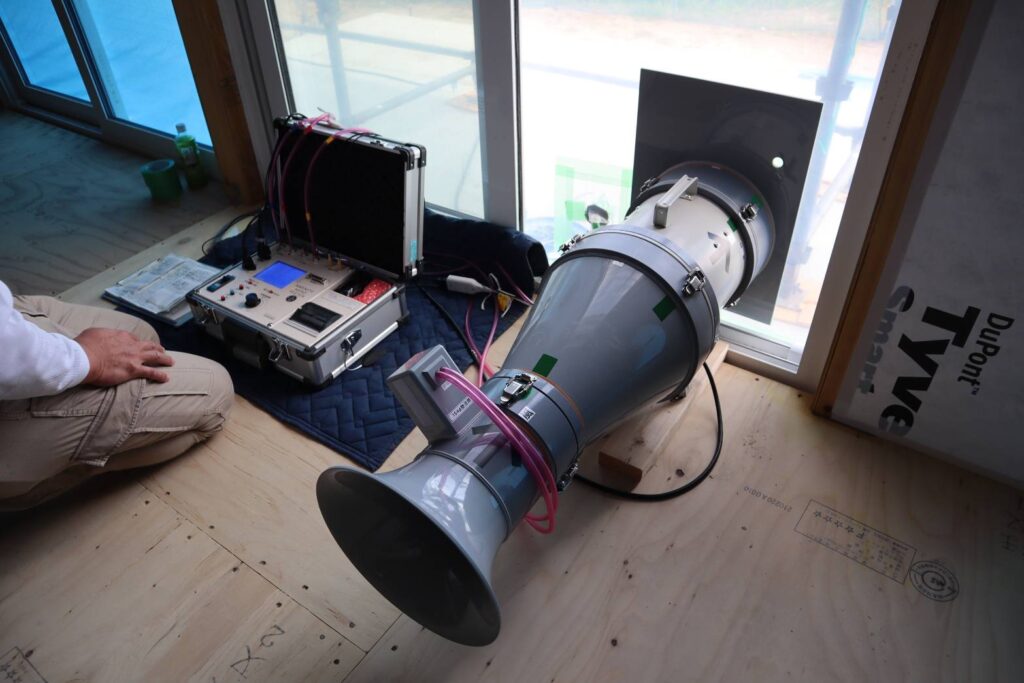 総社市Ｉ様邸 気密測定